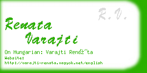 renata varajti business card